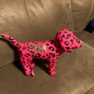 PINK stuffed dog